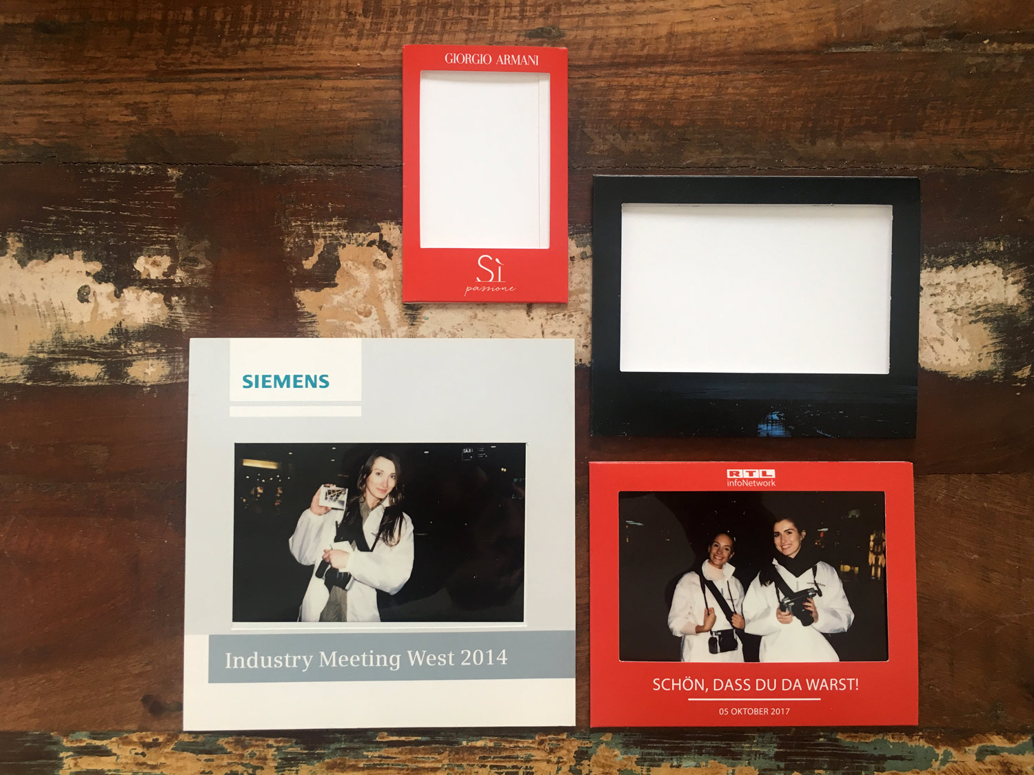 Polaroid Passepartouts auch für Instax und Instax Mini
